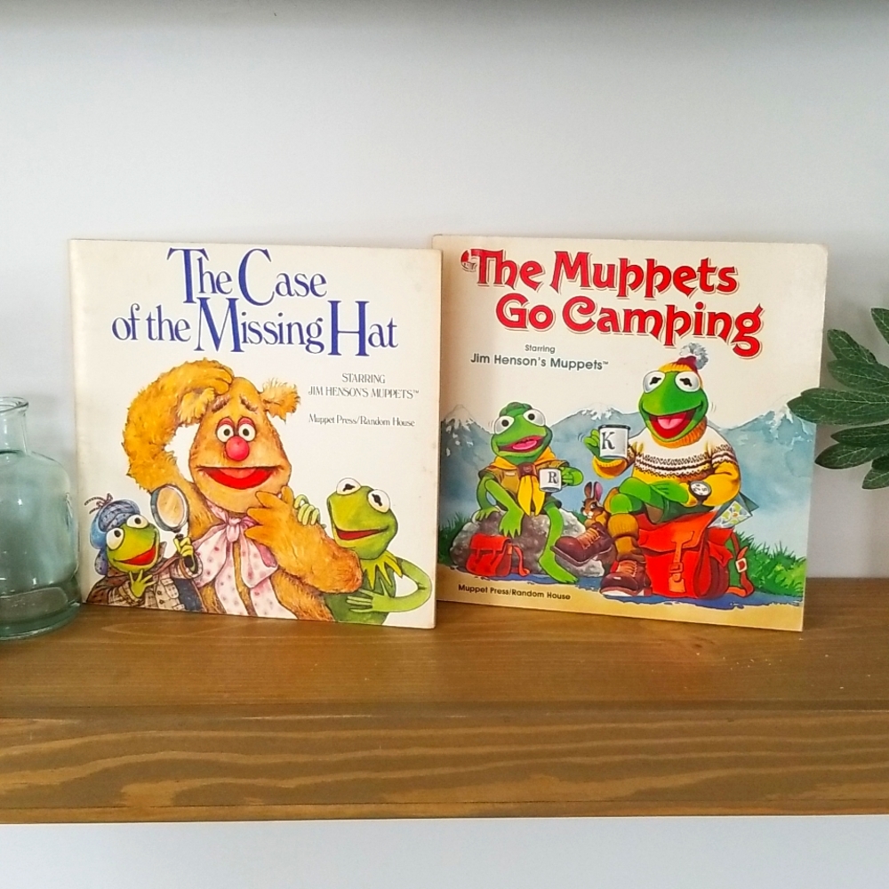 1981 & 1982 Muppets Paperback Books, Vintage Books